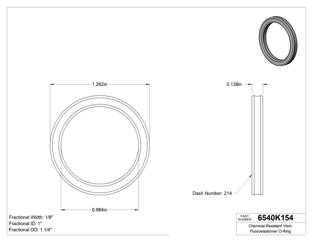 Technical drawing - 6540K154